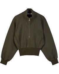 Patrizia Pepe - Hoodies & Sweatvesten ,Groen ,Sweatshirts & Hoodies - Lyst