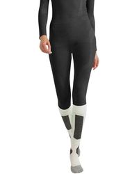 FALKE - Fitness ,Zwart ,Wol Wollen Panty's Voor - Lyst