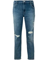 J Brand - Cropped Jeans - Lyst