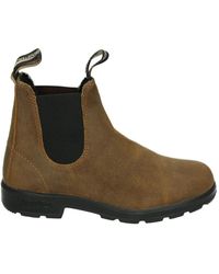 Blundstone - Schoenen ,Bruin ,Leer Sportieve Mid Waxed Suede Schoenen Bruin - Lyst