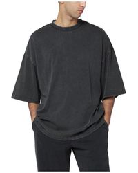 Entire studios - Tops ,Zwart ,Katoen Heavy Boxy Tee - Lyst