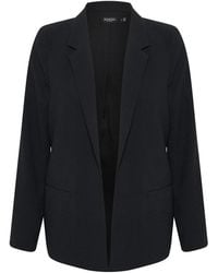 Soaked In Luxury - Schwarzer Blazer Mit Langen Ärmeln - Lyst