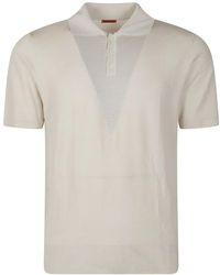Barena - Tops ,Wit ,Gebreid Poloshirt - Lyst