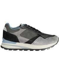 Blauer - Schoenen ,Veelkleurig ,Leer Grijze Sneaker Sportschoenen - Lyst
