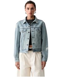 Levi's - Jassen ,Blauw ,Katoen Road Worn Trucker X Pride - Lyst