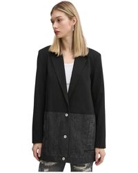 KARL LAGERFELD - Gemengde Materiaal Blazer - Lyst