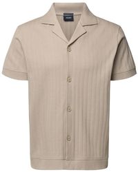 Joop! - Overhemden ,Katoen Katoenen Shirt Met Verticale Textuur - Lyst