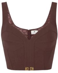 Elisabetta Franchi - Sleeveless Tops - Lyst