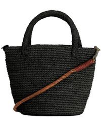 IBELIV - Raphia mini tasche mit abnehmbarem riemen - Lyst