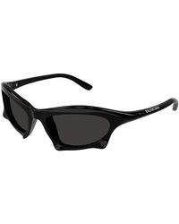 Balenciaga - Schwarze/graue sonnenbrille - Lyst