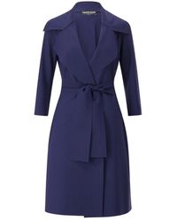 Chiara Boni - Lange Jas Met Riem - Lyst