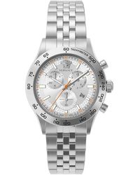 Versace - Accessoires ,Grijs ,Horloges - Lyst