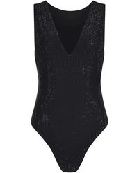 TWENTYFOUR - Tops ,Zwart ,Pailletten Body - Lyst