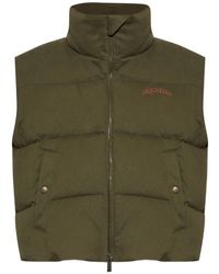 DSquared² - Jassen ,Groen ,Katoen Gewatteerd Vest - Lyst