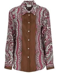 P.A.R.O.S.H. - Silk Shirt - Lyst