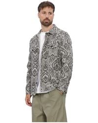 Anerkjendt - Akoscar Garden Jacq Overshirt - Lyst
