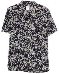 Paul Smith - Overhemden ,Blauw ,Katoen Casual Fit Shirt - Lyst