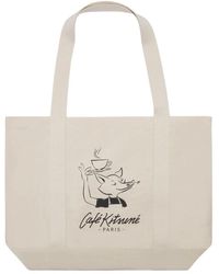 Maison Kitsuné - Bags > tote bags - Lyst
