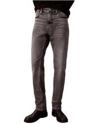 Calvin Klein - Graue Rock Jeans Für Männer - Lyst