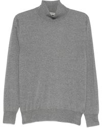 Canali - Hochgeschlossener Wollpullover - Lyst
