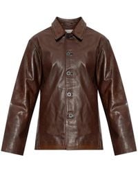 Studio Nicholson - Landau Leren Jas - Lyst