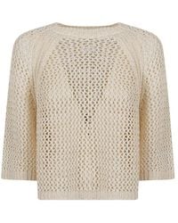Fabiana Filippi - Round-Neck Knitwear - Lyst