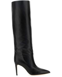 Paris Texas - Stilvolle schwarze lederstiefeletten mit absatz - Lyst