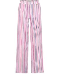 FABIENNE CHAPOT - Pantalones de cintura alta a rayas coloridas - Lyst