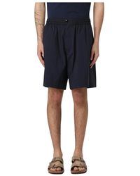 Aspesi - Stilvolle Blaue Baumwoll-Casual-Shorts - Lyst