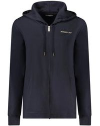 Freddy - Hoodies & Sweatvesten ,Blauw ,Katoen Blu Cotton Sweatshirt - Lyst