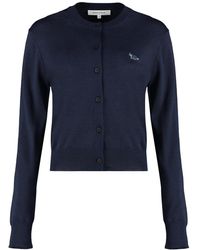 Maison Kitsuné - Fox Patch Regular Cardigan - Lyst