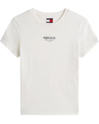 Tommy Hilfiger - Tshirt Mc Coton - Lyst