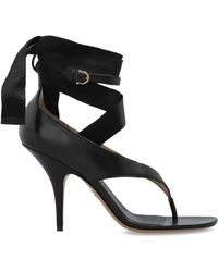 Ferragamo - Sandaletten Mit Absatz Leliu - Lyst
