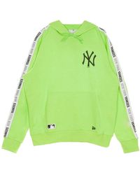 KTZ - Lightweight Hooded Sweatshirt Mlb Sleeve Taping Pullover Hoody Neyyan - Lyst