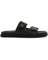 Kazar - Schwarze Flip-Flops Mit Klettverschlüssen - Lyst