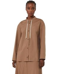 Max Mara - Overhemden ,Bruin ,Katoen Shirt - Lyst