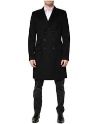 Dolce & Gabbana - Double-breasted Cashmere Coat - Lyst