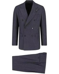 Lardini - Feeling Double-Breasted Suit - Lyst