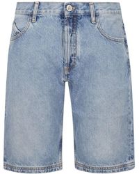The Attico - Denim Shorts Mit 5 Taschen Und Knopf - Lyst
