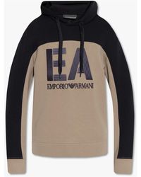 Emporio Armani - Hoodie mit Logo - Lyst