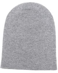 Saint Laurent - Kasjmier Muts Met Geborduurd Logo - Lyst