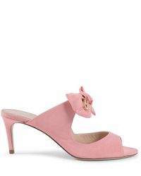 Dee Ocleppo - Bow embellished low heel mule - Lyst