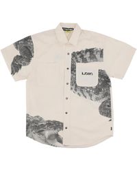 Iuter - Krokodil shirt dusty weiß streetwear - Lyst