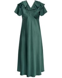 Kaffe - Kleedjes ,Groen ,Polyester Kcjamie Jurk - Lyst