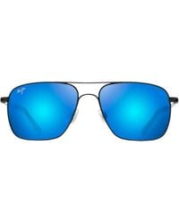 Maui Jim - Blaue haleiwa sonnenbrille - Lyst