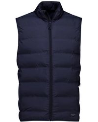 Cavallaro Napoli - Donkerblauwe Bodywarmer Vest - Lyst