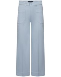RAFFAELLO ROSSI - Wide Trousers - Lyst