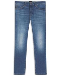 HUGO - Jeans ,Blauw ,Leer Delaware Bo Jeans - Lyst