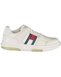 Tommy Hilfiger - Weiße Leder Herren Sneaker - Lyst