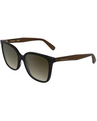 Longchamp - Rechteckige Sonnenbrille - Lyst